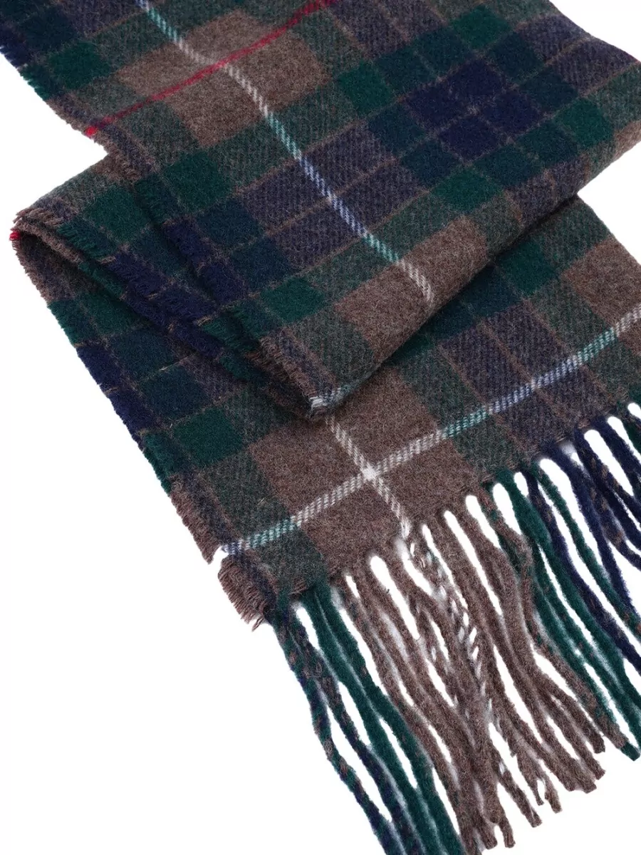 Baracuta Wool-Blend Tartan Scarf