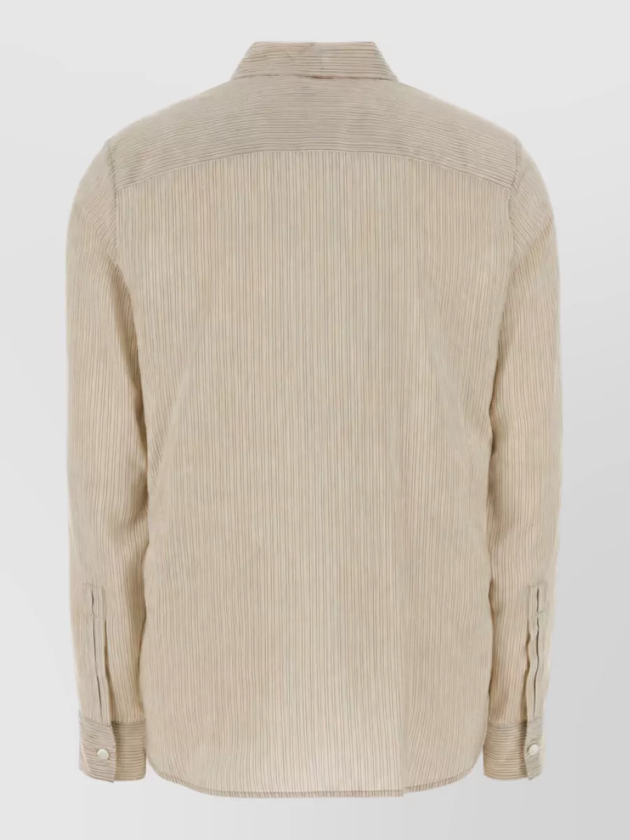 Burberry Embroidered Silk Shirt
