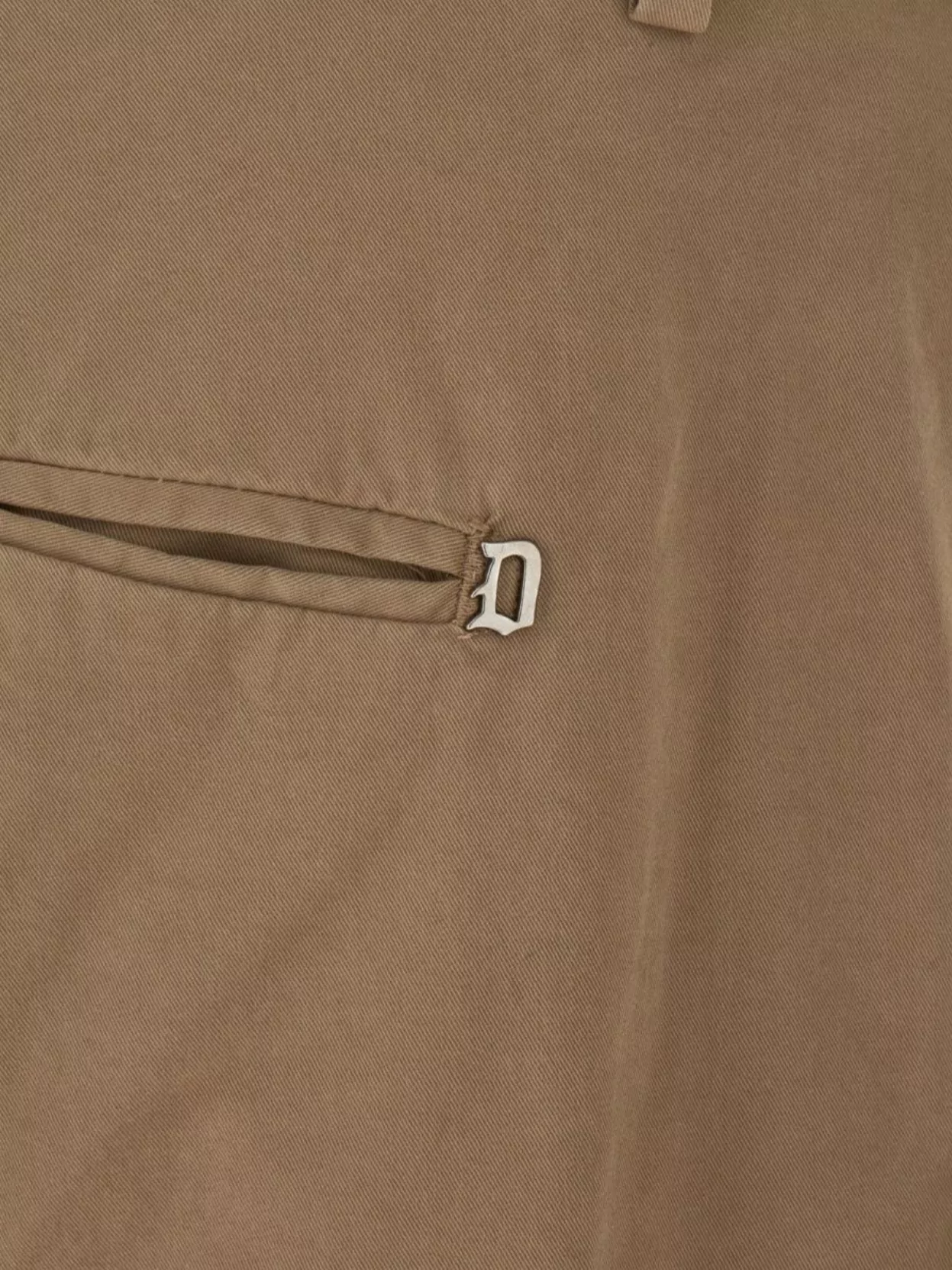 Dondup Cotton Chino Pants With Stretch And Pockets