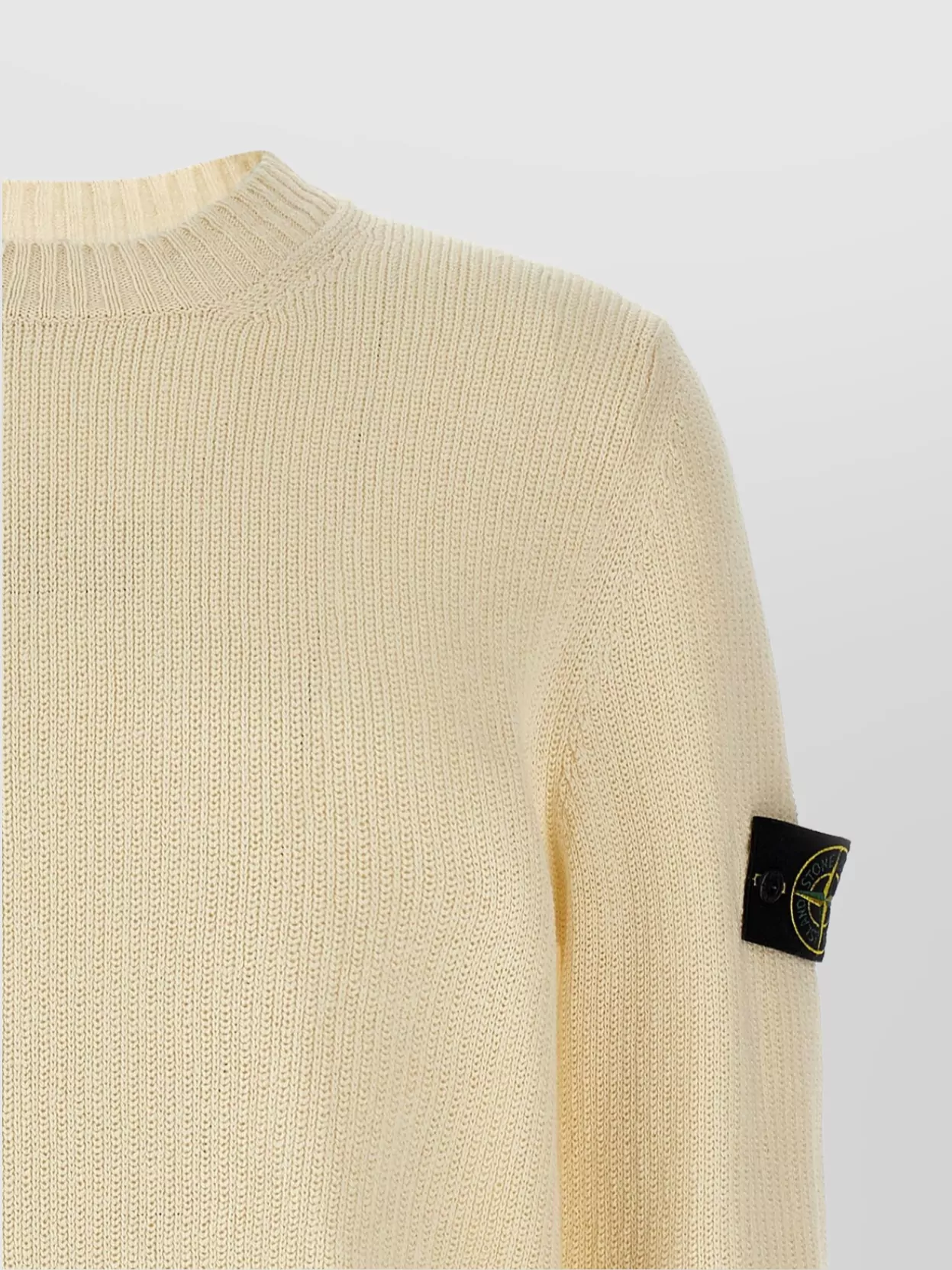 Stone Island Badge Crew Neck Sweater