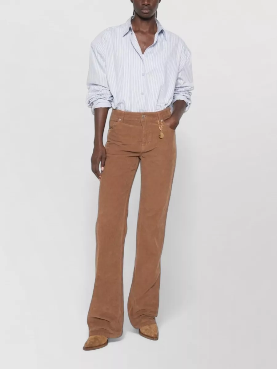 Stella Mccartney Corduroy-Effect Flared Jeans