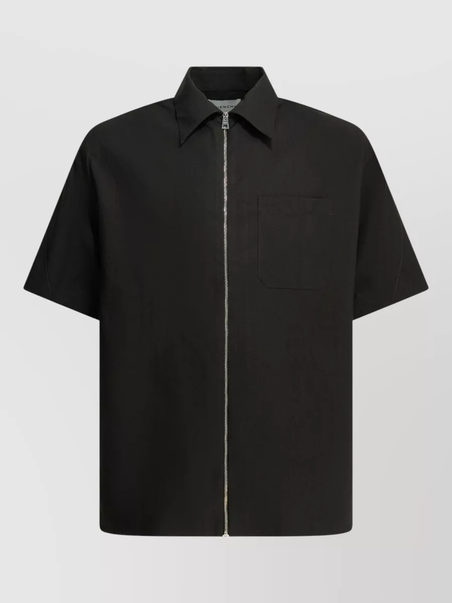 Givenchy short-sleeve zip shirt jacket