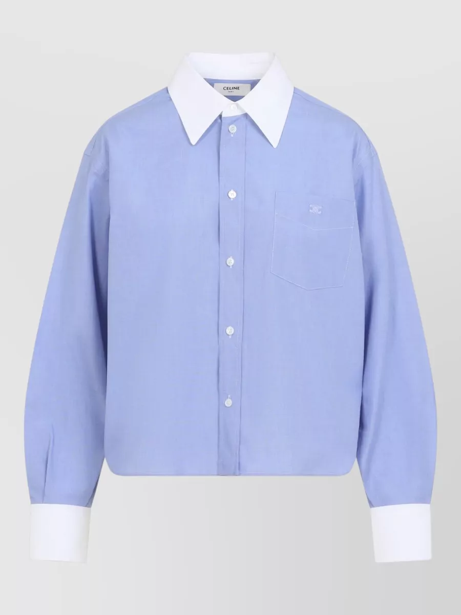 Celine Cropped Shirt