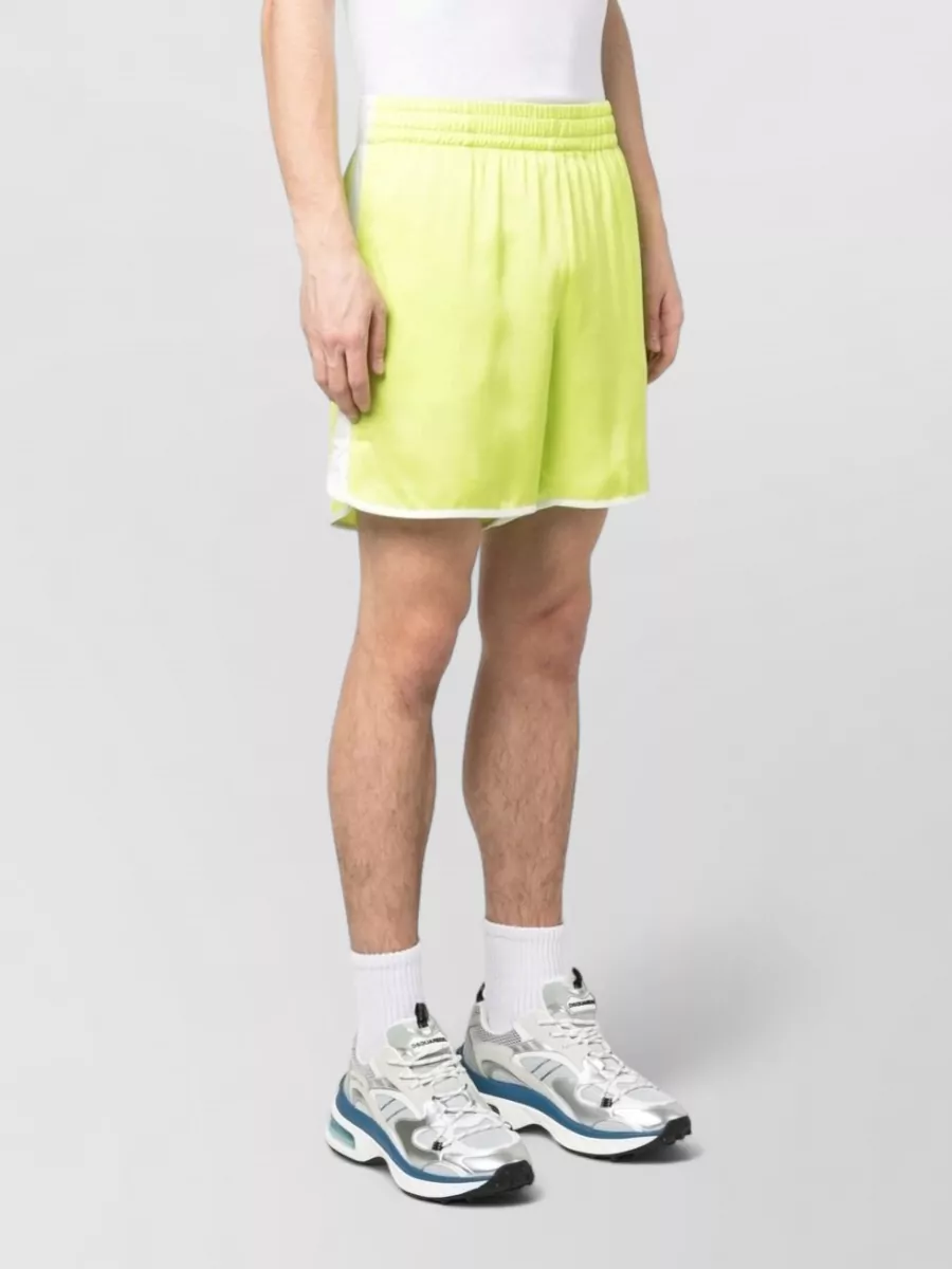 Blue Sky Inn Viscose Satin Track Shorts
