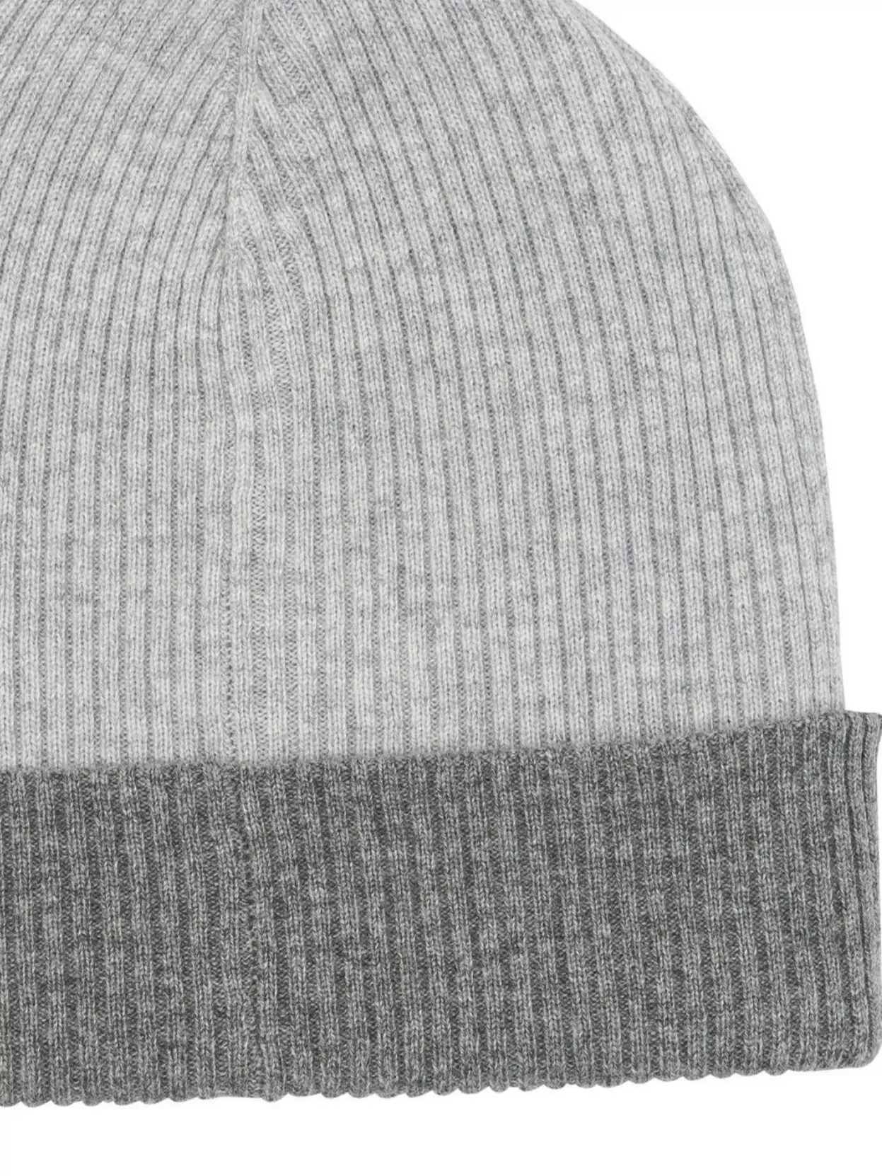 Brunello Cucinelli Two-Tone Ribbed Texture Folded Brim Hats