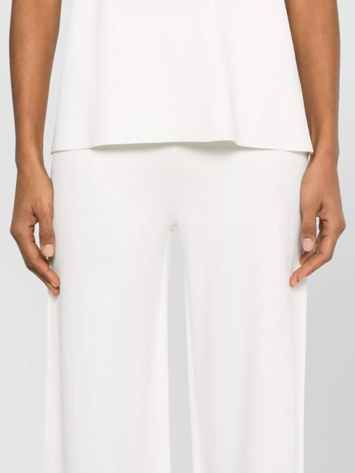 P.a.r.o.s.h High Waist Wide Leg Flared Trousers
