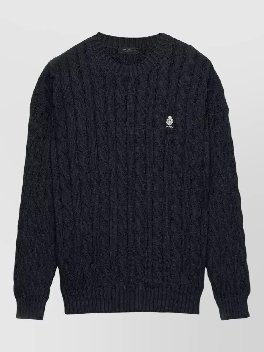 Prada crew neck jumper
