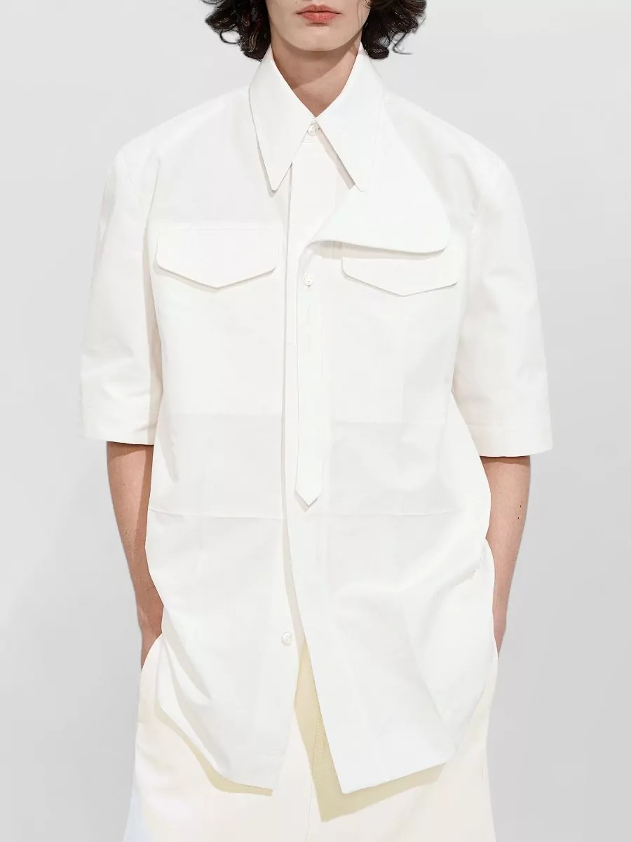 Bottega Veneta relaxed-fit cotton short-sleeve shirt