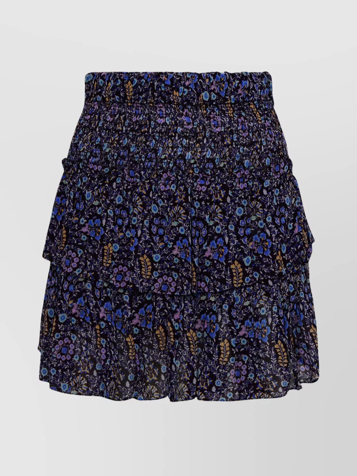 Shop Isabel Marant Étoile 'hilari' Miniskirt In Multicoloured Viscose