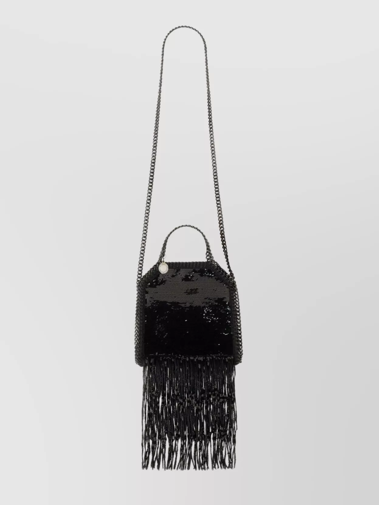 Stella Mccartney Fringe Sequin Chain Detachable Tote Bag