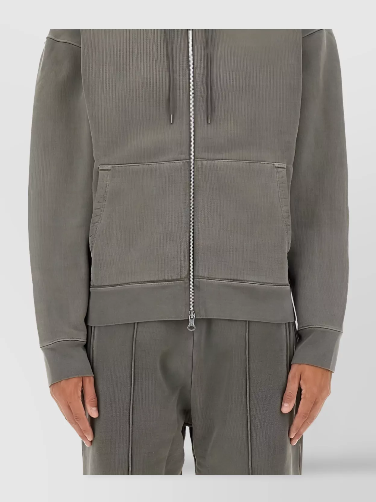 Our Legacy Hooded Sweater Front Pockets In Gray