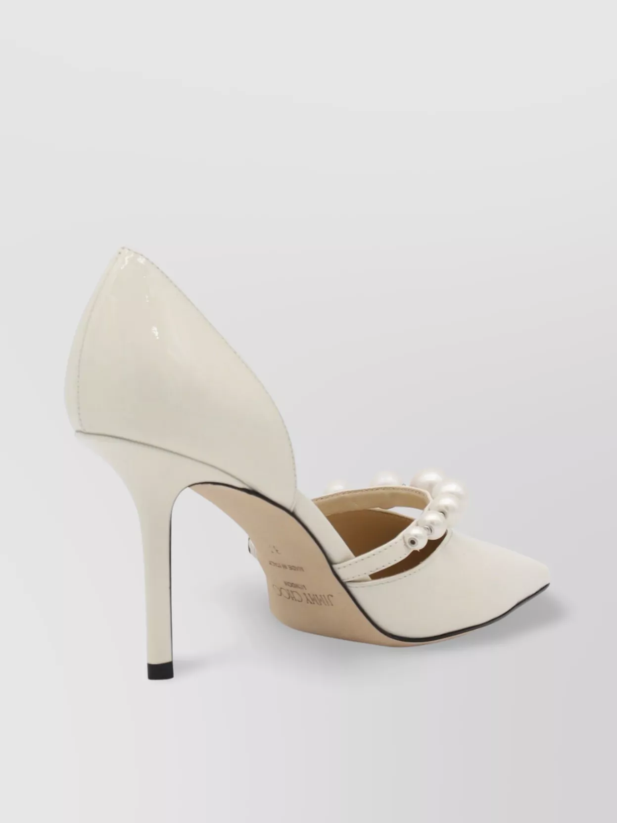 Jimmy Choo Pearl Embellished Pointed Toe Stiletto Pumps