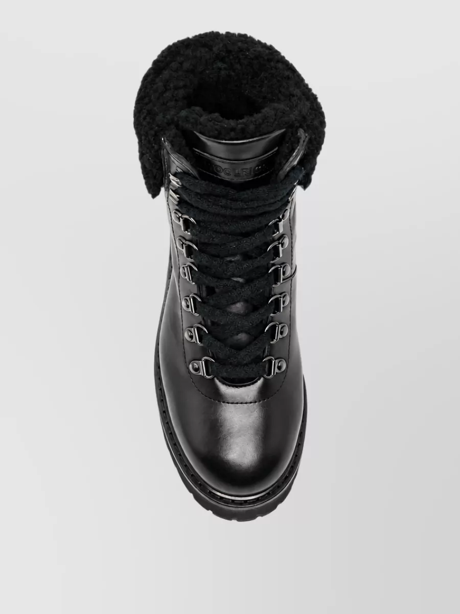 Woolrich Leather Lace-Up Boots