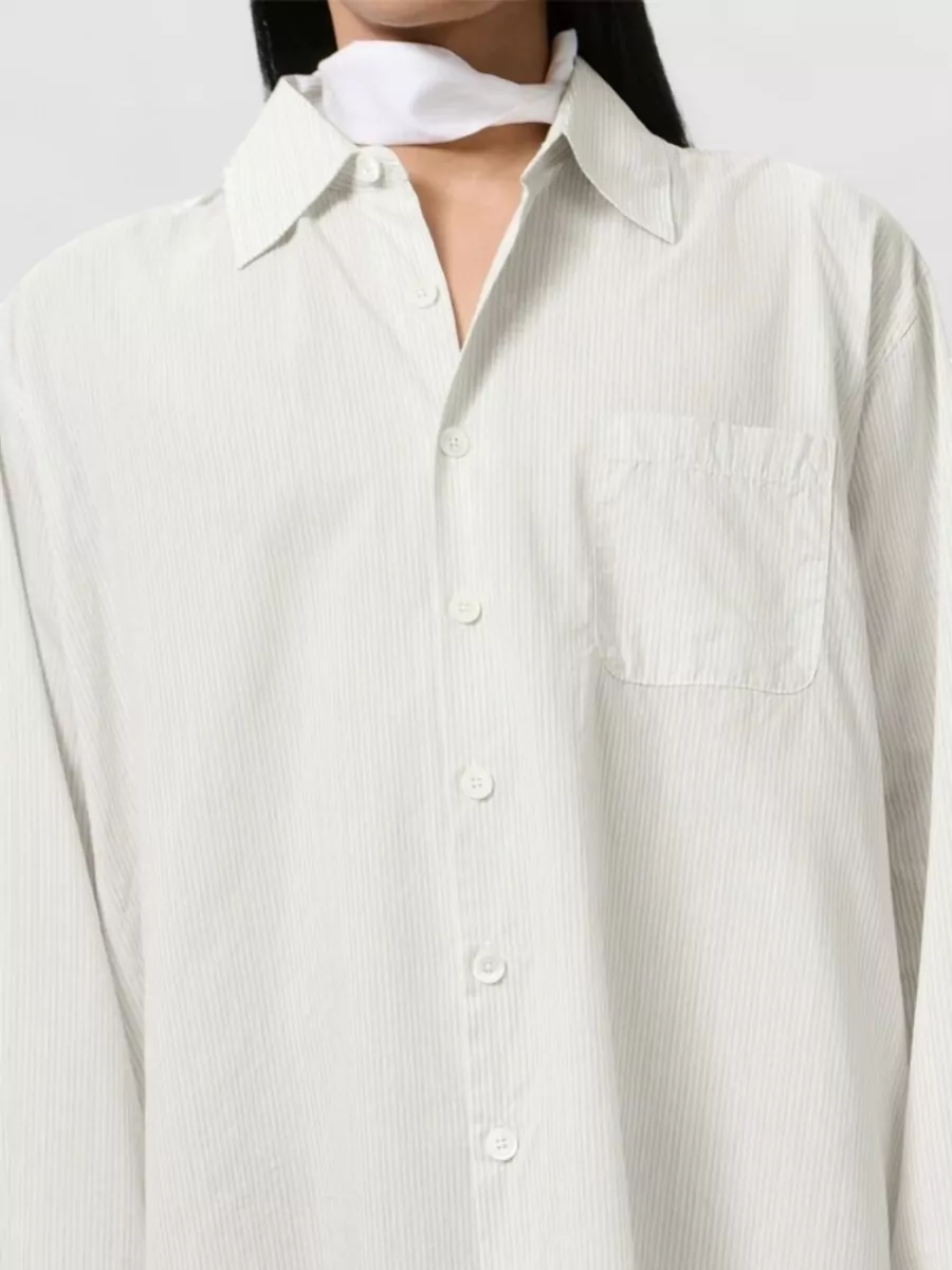 Our Legacy Long Sleeve Striped Shirt Chest Pocket