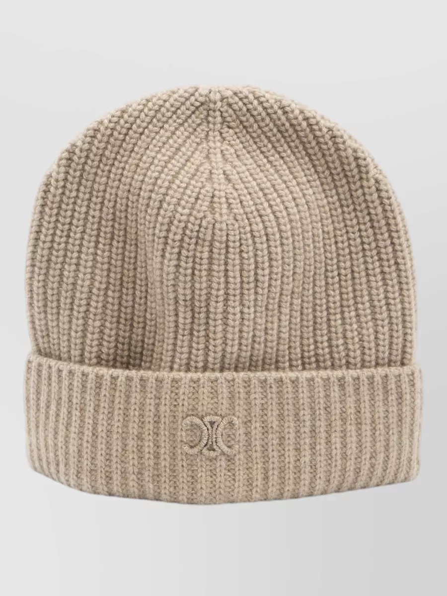 Celine cashmere knitted beanie
