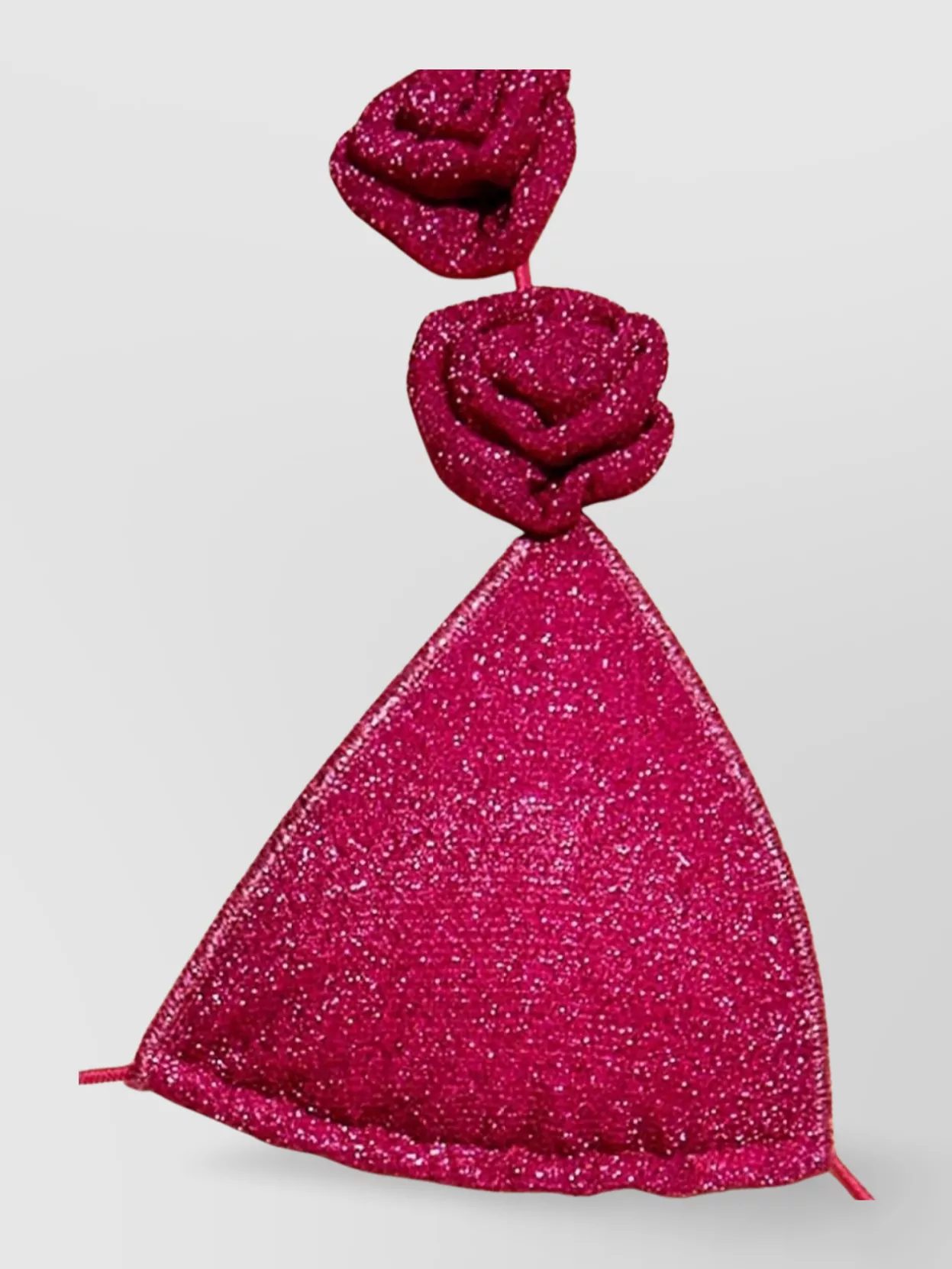 Oseree Roses Microkini In Fuchsia Lurex