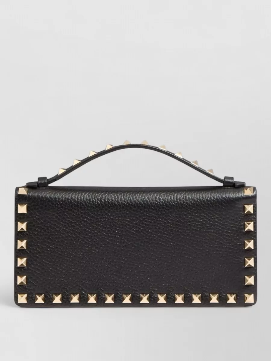 Valentino Garavani Chain Wallet Featuring Studded Design