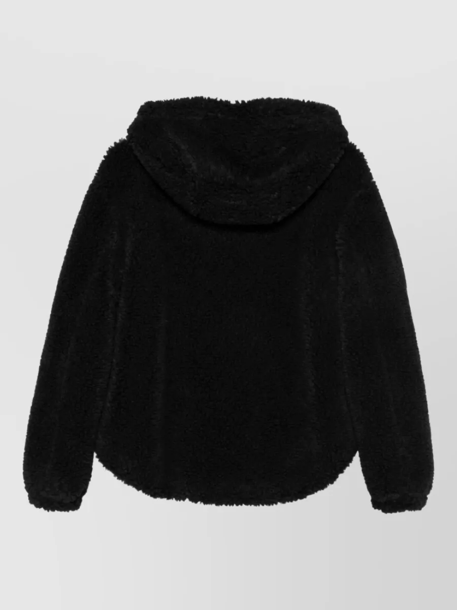 Emporio Armani Faux Fur Hooded Jacket