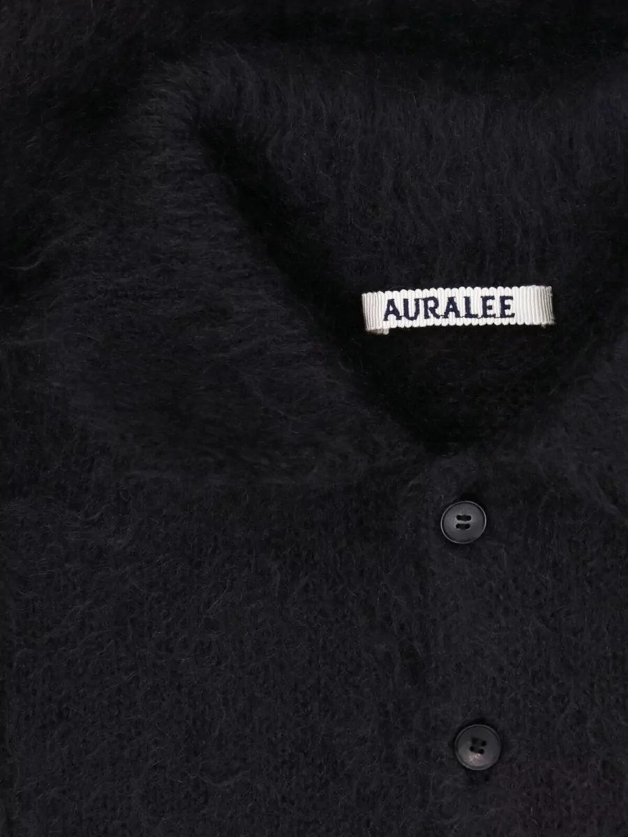Auralee Crewneck Cardigan