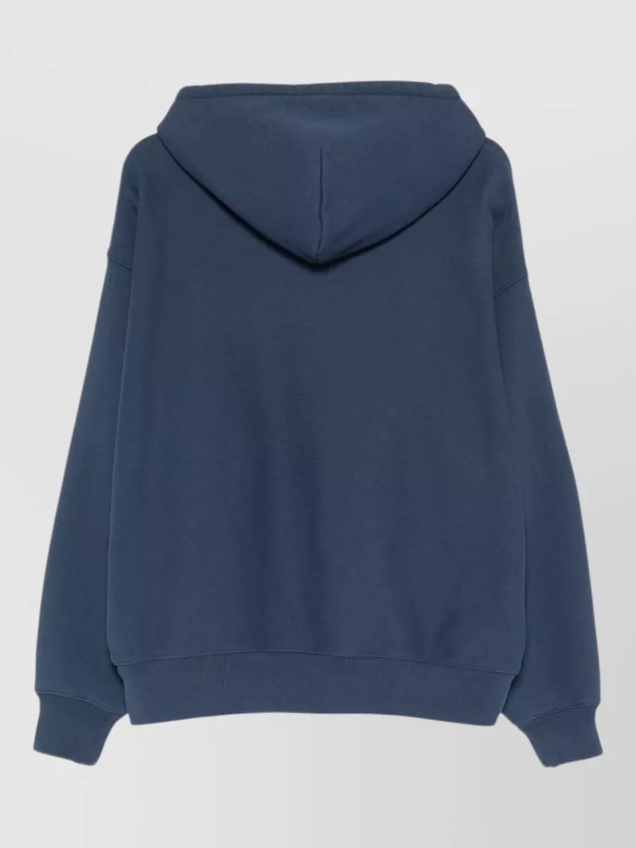 Stüssy Ribbed Hem Linen Cotton Hoodie