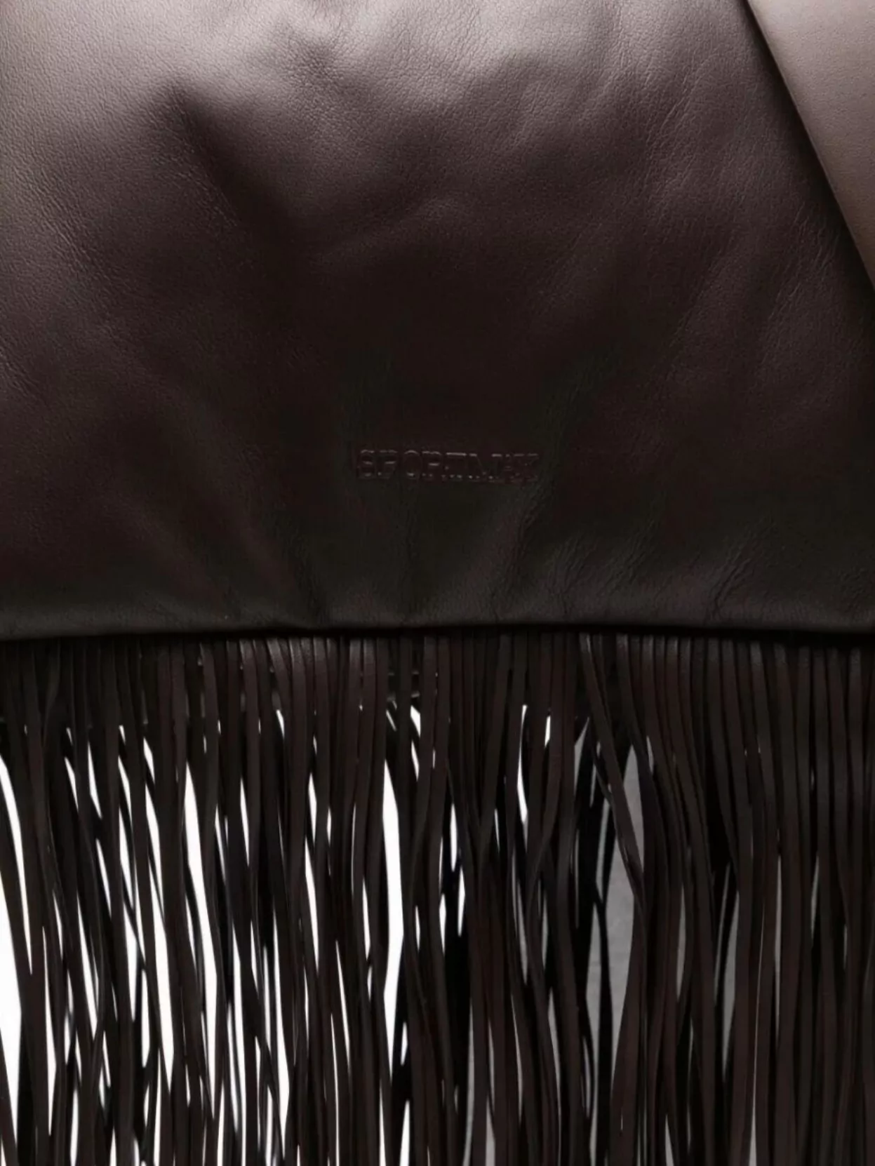 Sportmax Soft Fringe Maxi Shoulder Bag