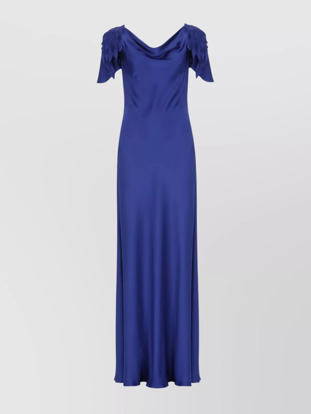 オールインワン・サロペット a Ferretti Floral Embroidered Blue Dress With Deep ALBERTA FERRETTI – Elilhaam