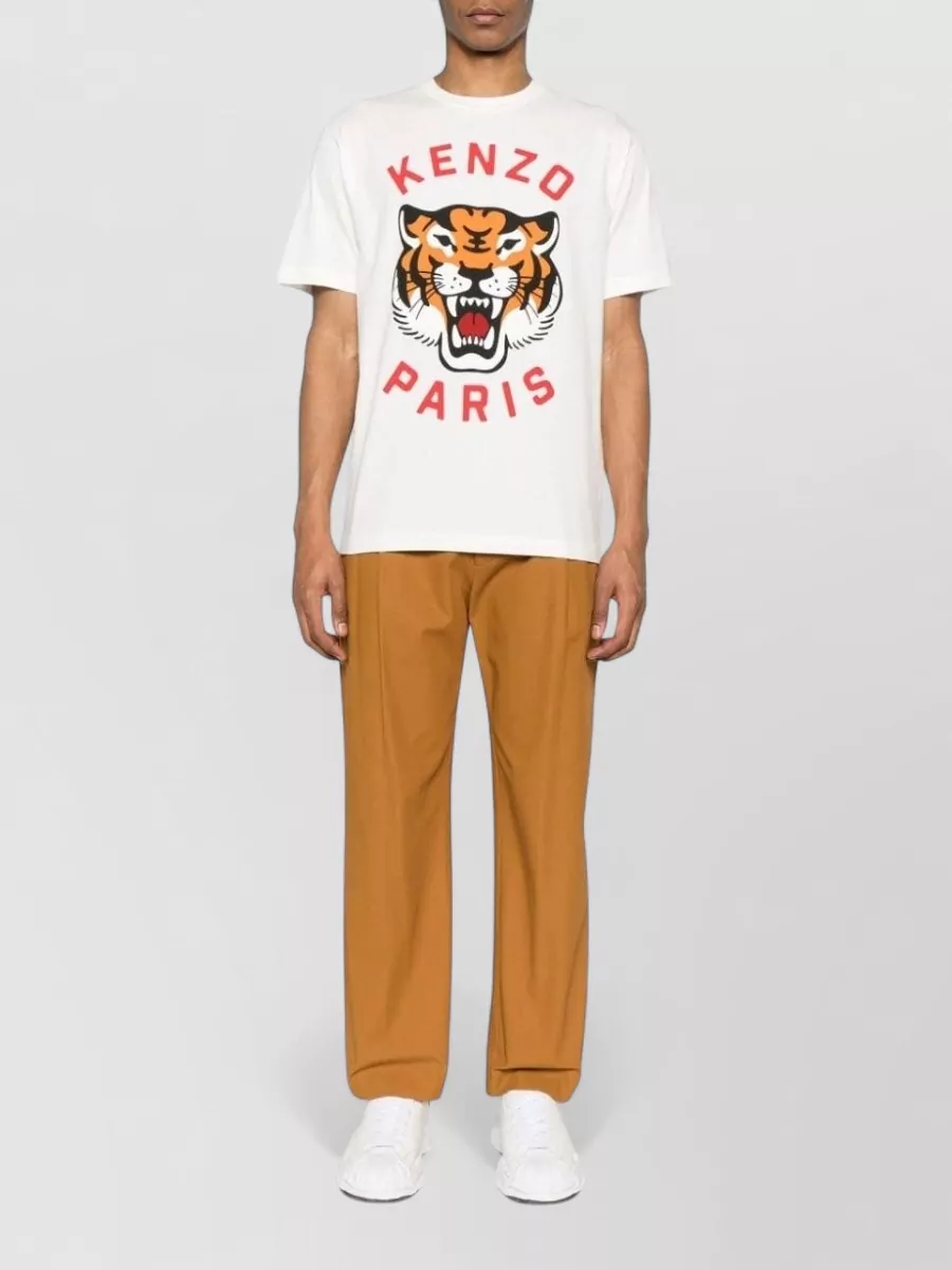 Kenzo Cotton Logo Print T-Shirt