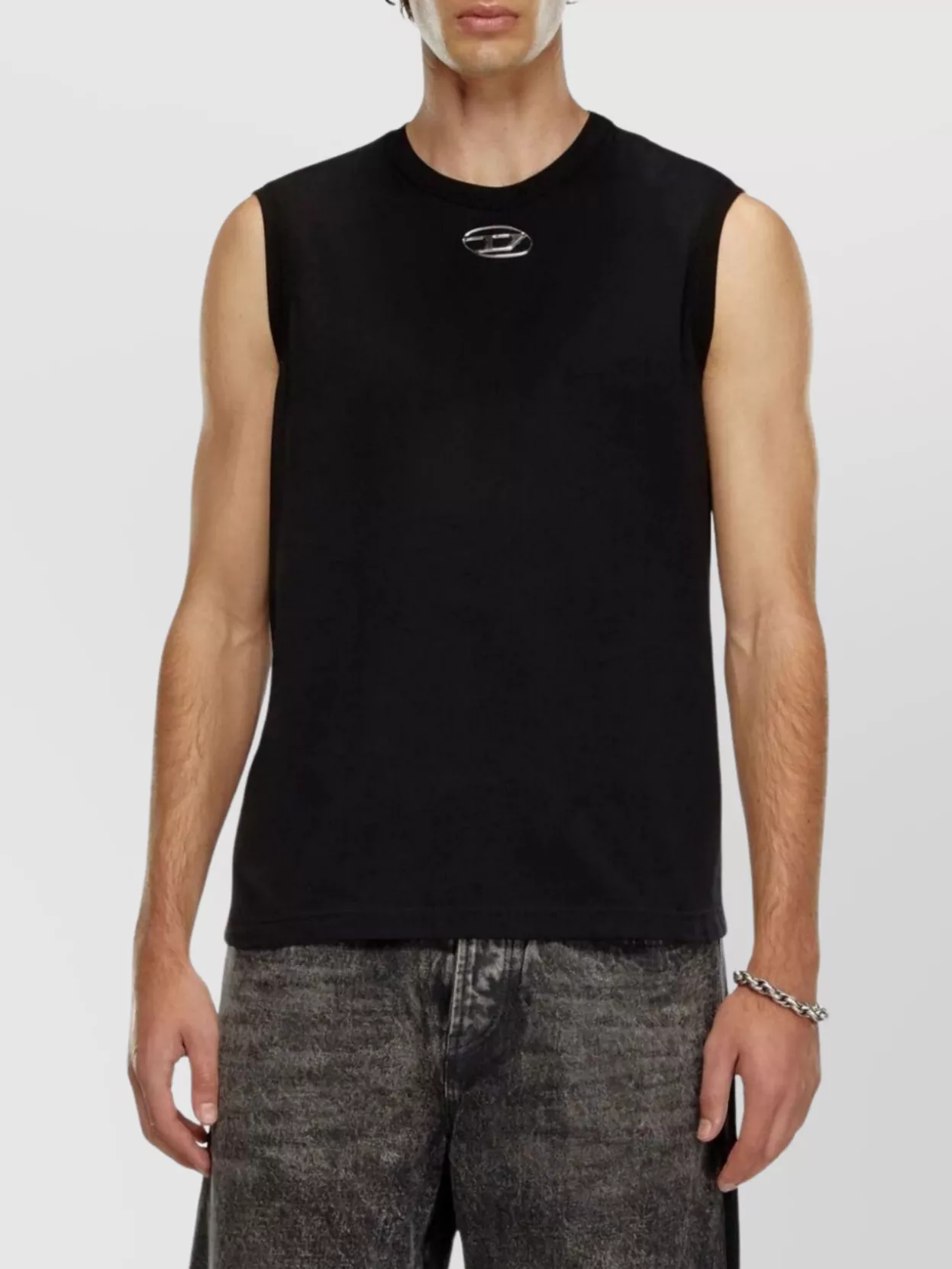 Diesel Crew Neck Sleeveless Vest T-Shirt