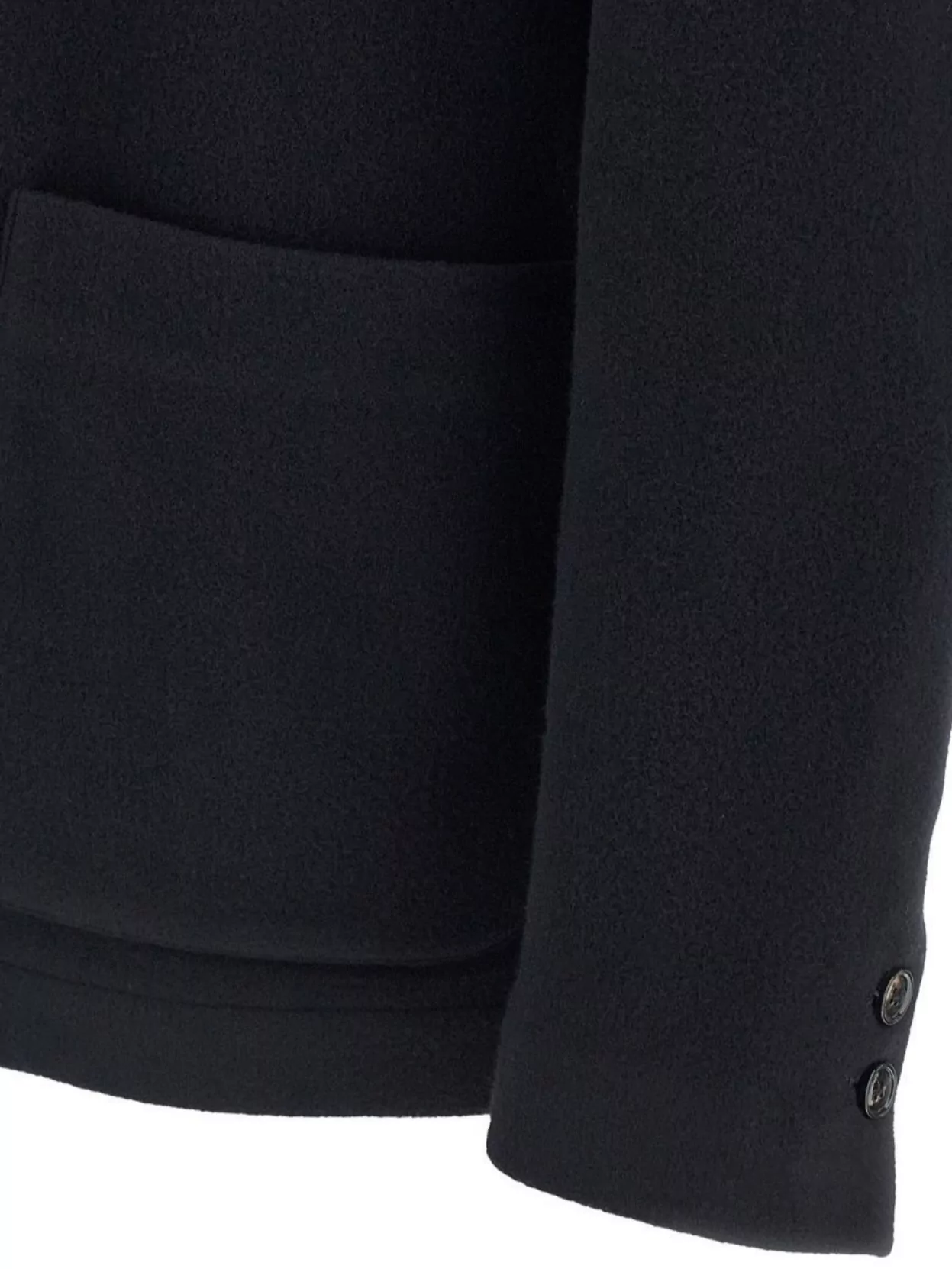 Cellar Door Tailored Wool Blazer Featuring Notched Lapel
