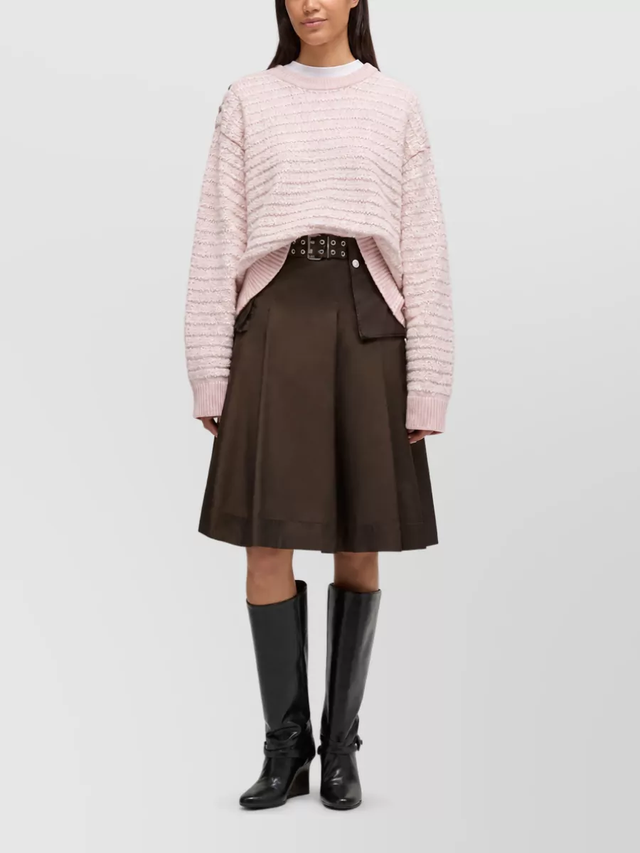 Ganni Wool Cotton Sweatshirt