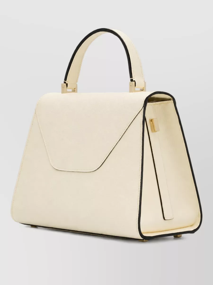 Valextra Iside Medium Leather Shoulder Bag