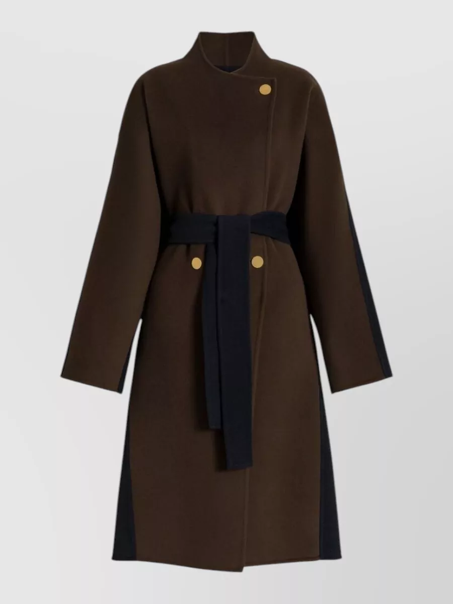 Alberta Ferretti Cashmere wool long coat