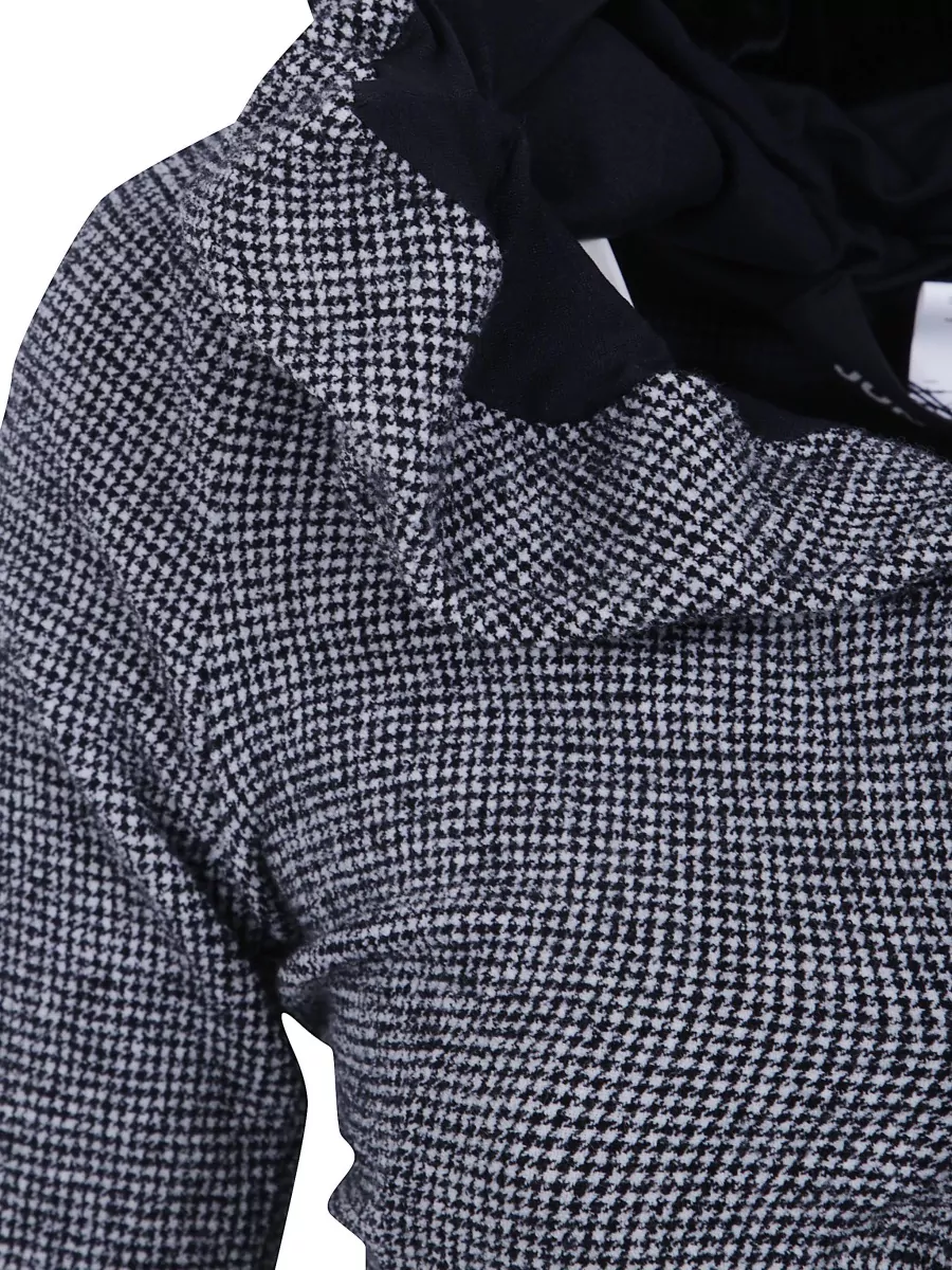Junya Watanabe Houndstooth single breasted coat
