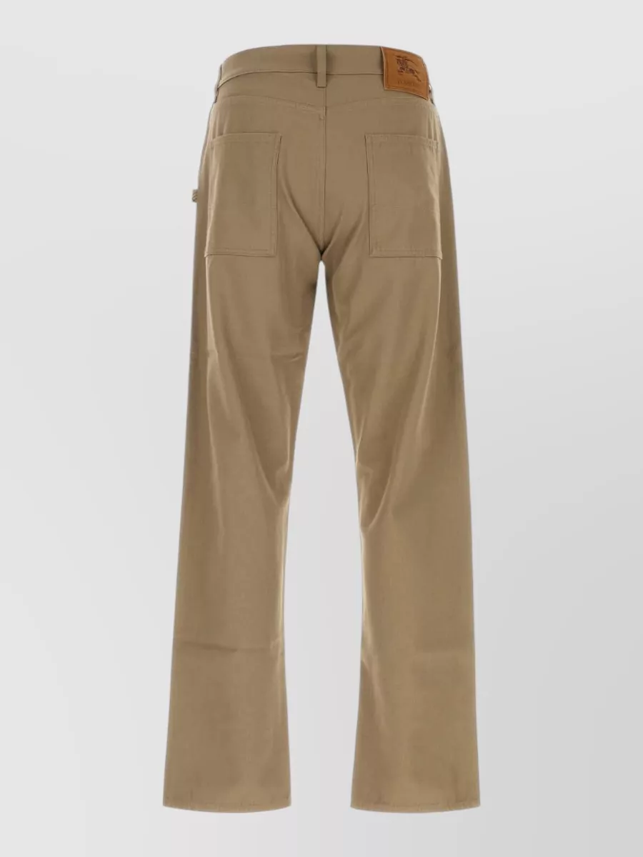 Burberry Cotton Straight-Leg Trousers