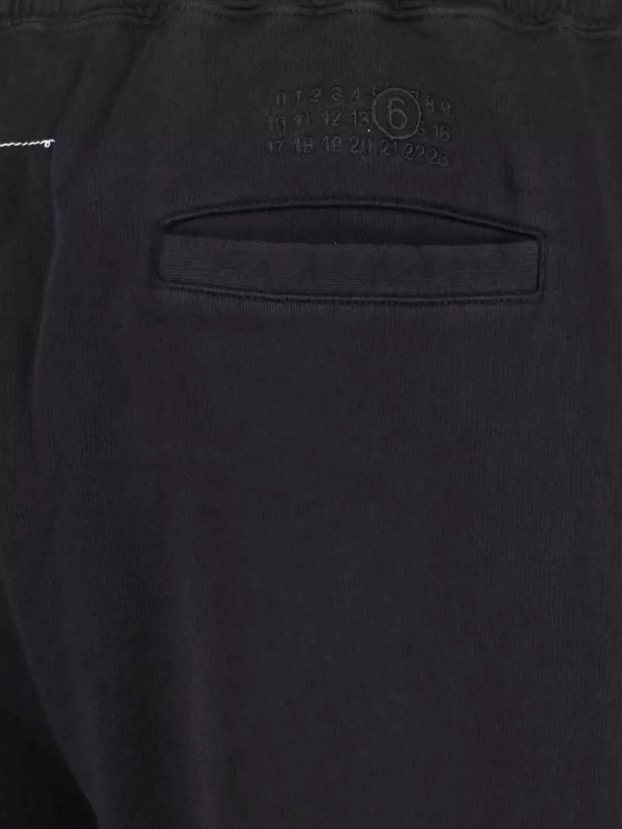Mm6 Maison Margiela Straight Trousers With Elastic Waistband And Pockets
