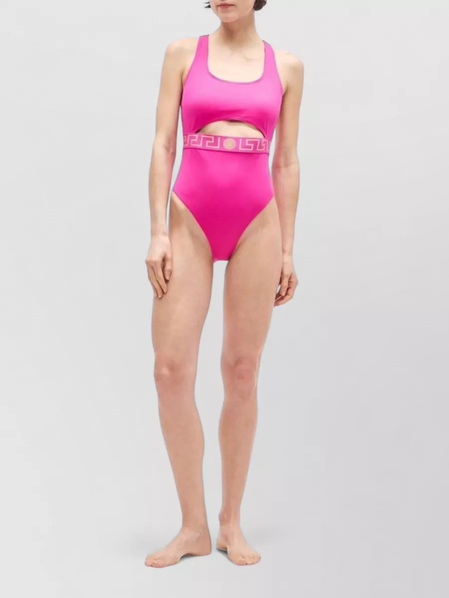 Versace Cutout One-Piece Swimsuit