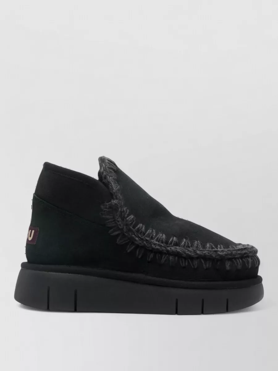 Mou Leather Boots