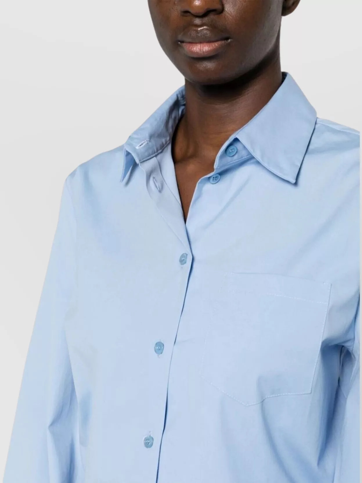 Semicouture Shirt With Chest Pocket And Long Sleeves