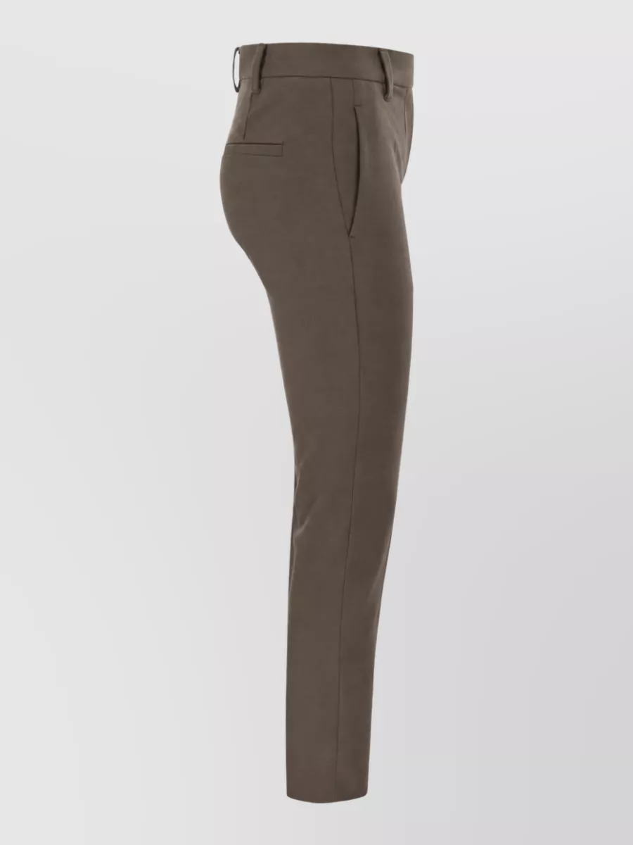 Brunello Cucinelli stretch cotton tailored trousers