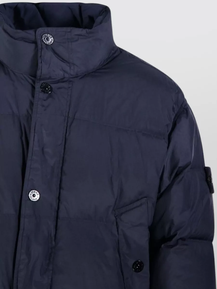 Stone Island Quilted High-Neck Puffer Jacket