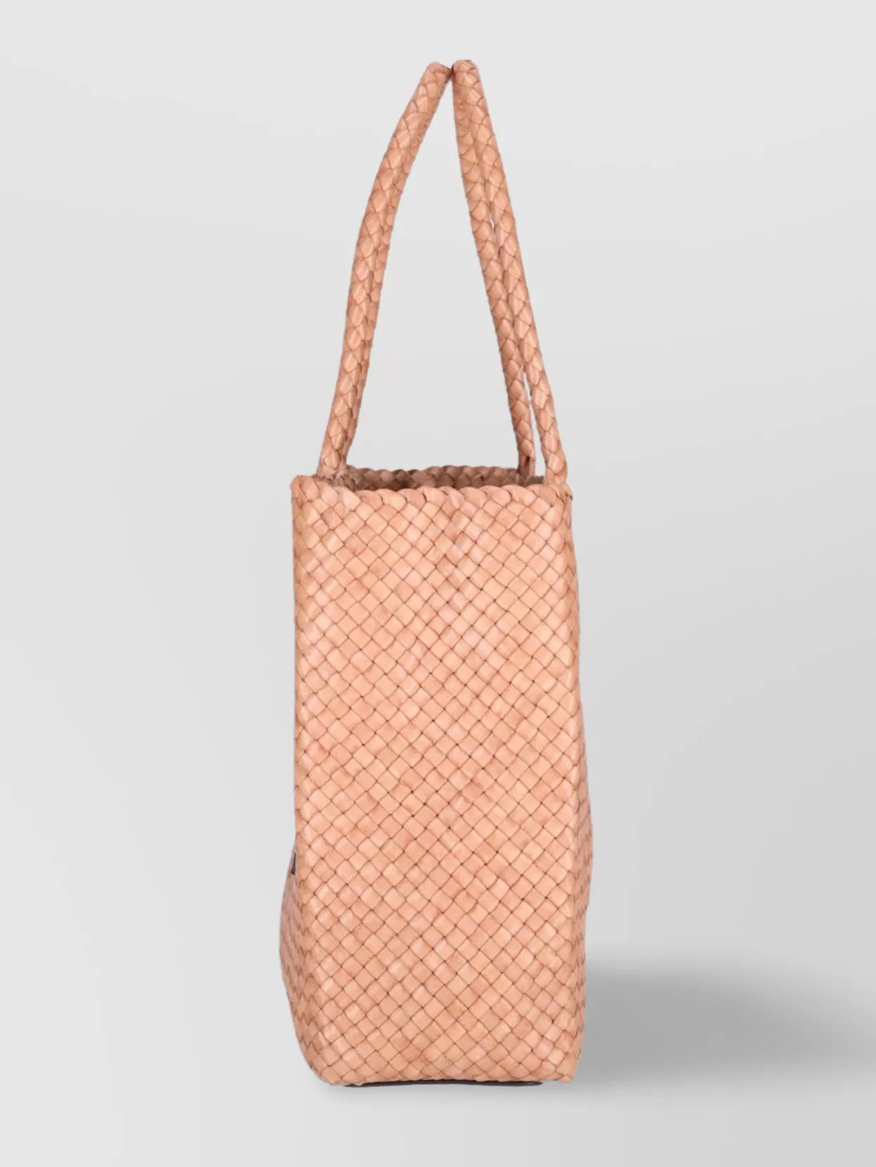 TORY BURCH SHOPPER TOTE BAG WITH DUAL HANDLES AND WOVEN TEXTURE