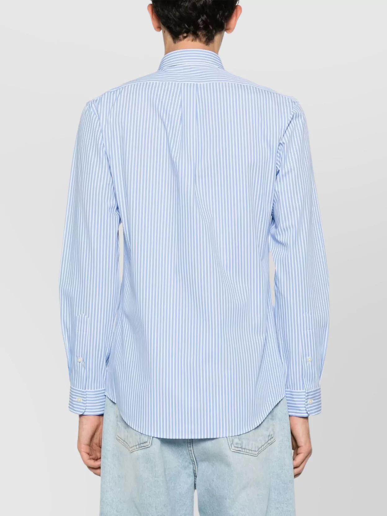 Polo Ralph Lauren Stripes Fitted Oxford Shirt
