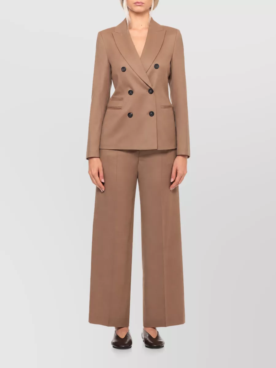Peserico Virgin Wool Double-Breasted Blazer