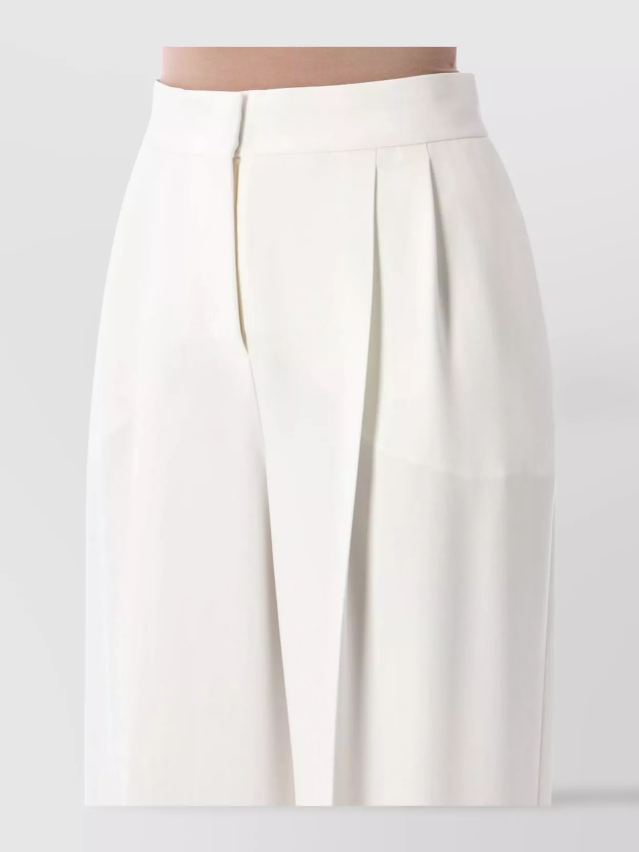 Alberta Ferretti Wide Leg Stretch Trousers