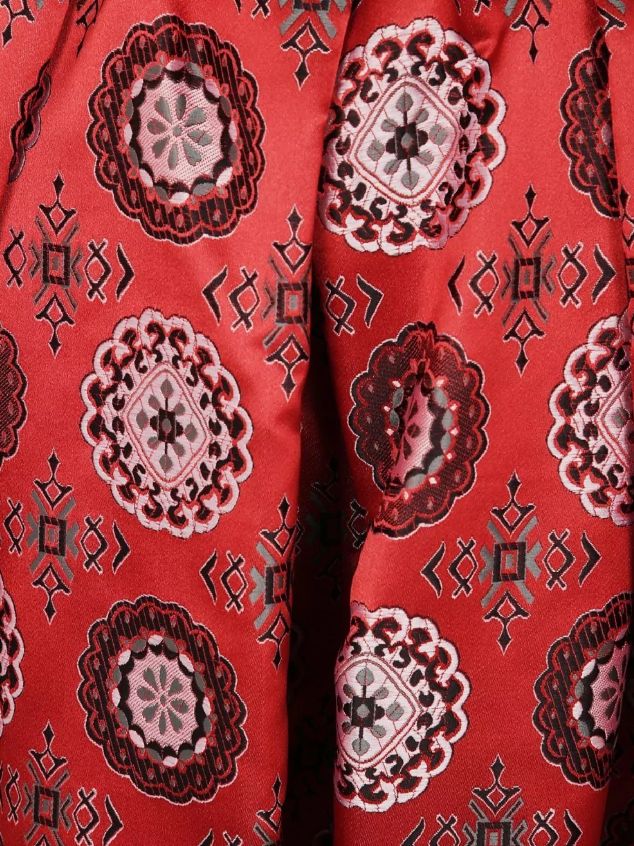 Comme Des Garçons Woman Midi Pleated A-Line Skirts