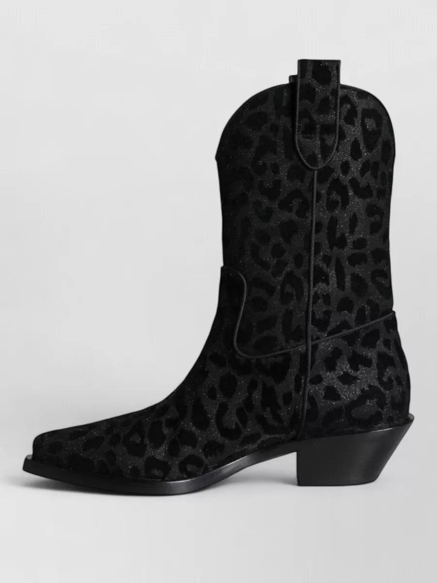 Dolce&Gabbana Leopard-Print Cowboy Boots