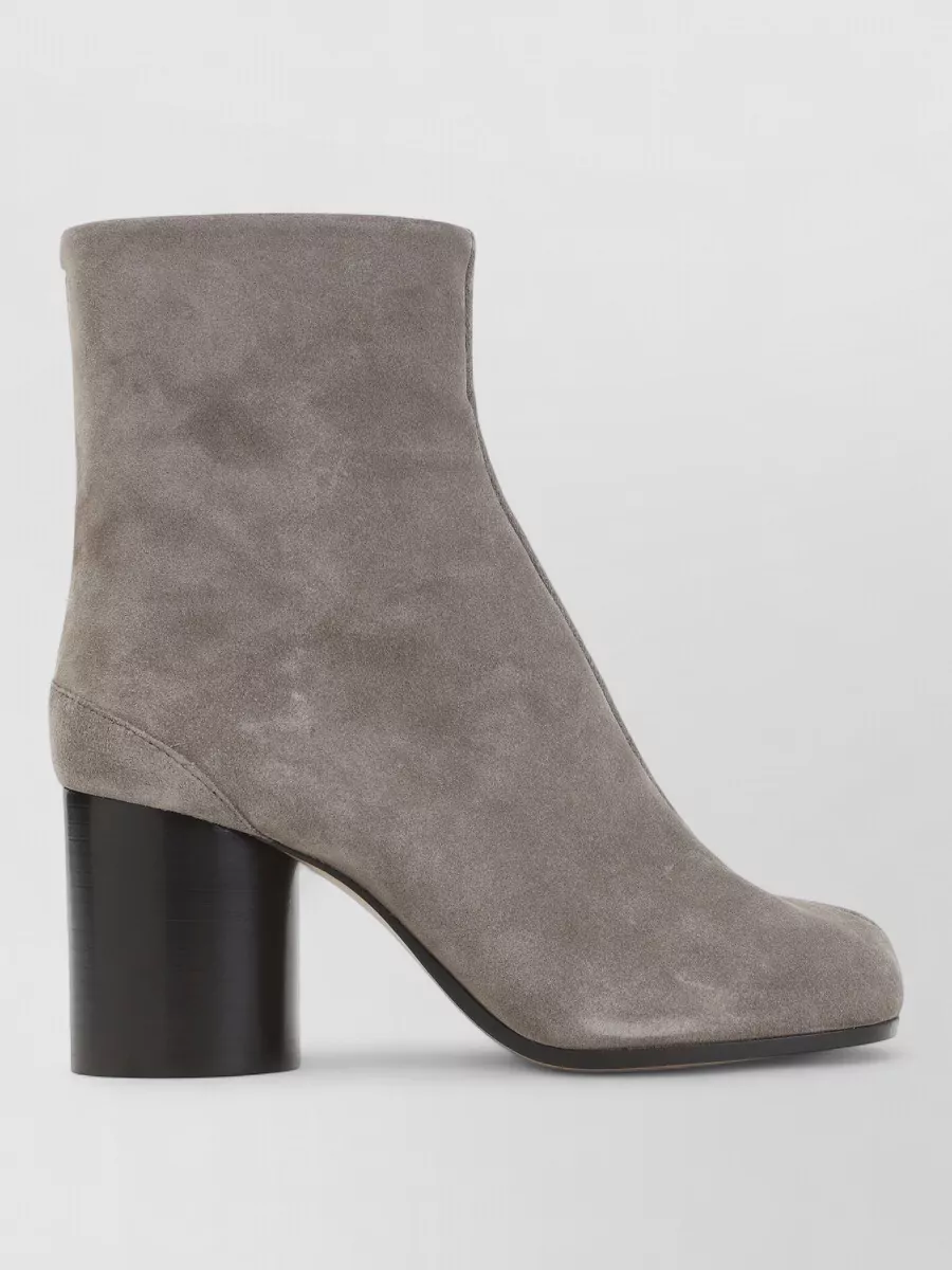 Maison Margiela Suede Leather Tabi Ankle Boots