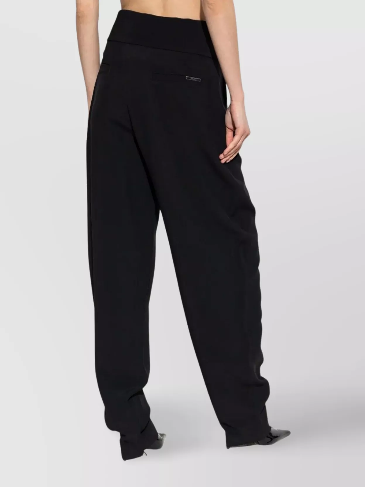 The Attico Long Pant With Belted High Waist