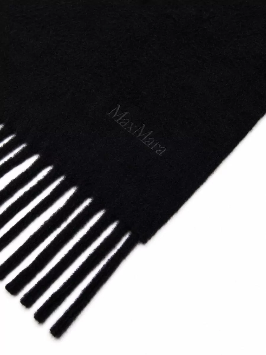 Max Mara Wool Stole Scarf Cape
