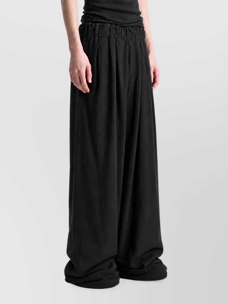 Dries Van Noten Cotton Wide-Leg Trousers